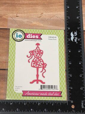 HTF RARE IMPRESSION OBSESSION DIE409-K DRESS FORM STEEL CRAFT DIE